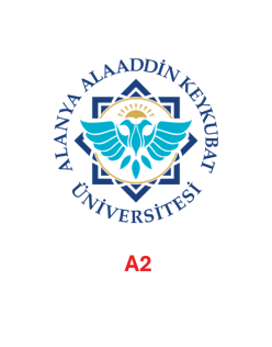 A2 Grubu - Alanya Alaaddin Keykubat Üniversitesi Hazırlık Seti
